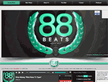 Tablet Screenshot of 88beats.com